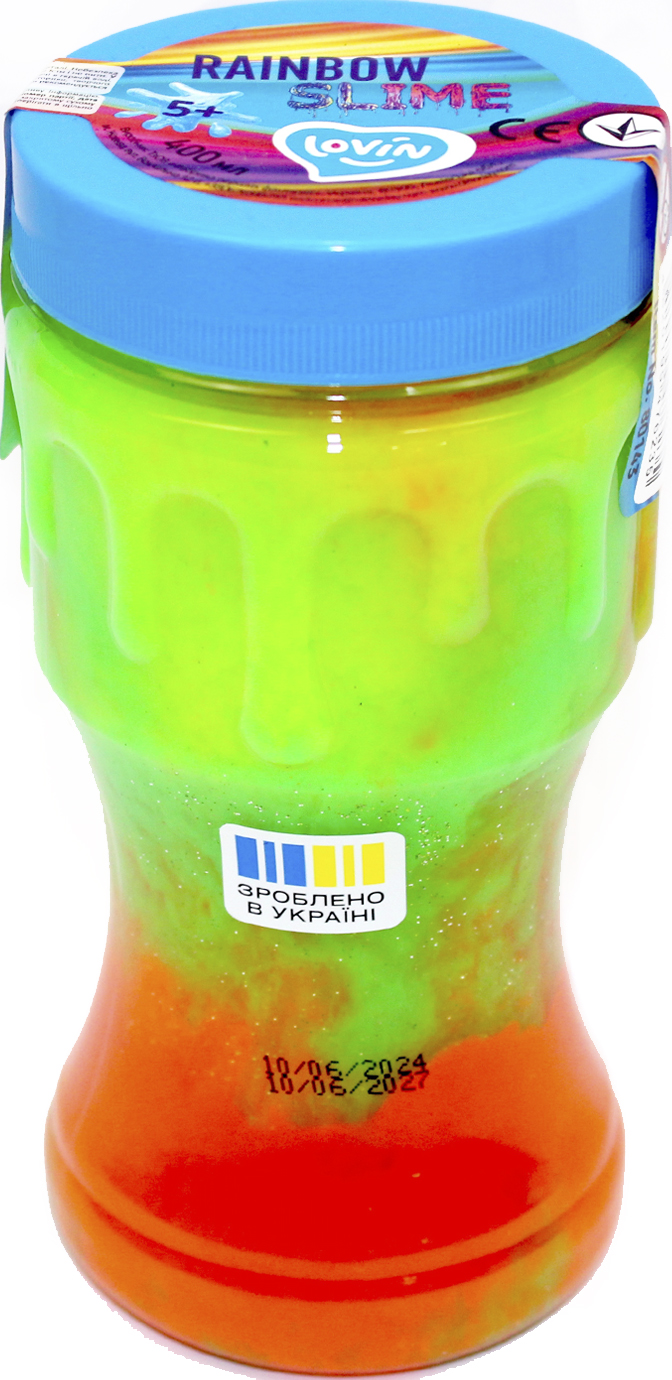 Іграшка-антистрес "Lovin" Rainbow slime kit 400мл №80143(12) — фото товару | Канцелярський Сад