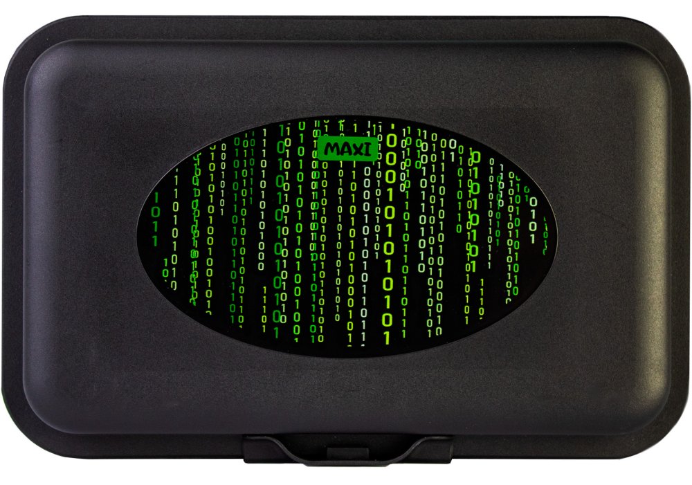 Ланч бокс пласт. "Maxi" 750мл чорний №MX98133(12) — фото товару | Канцелярський Сад