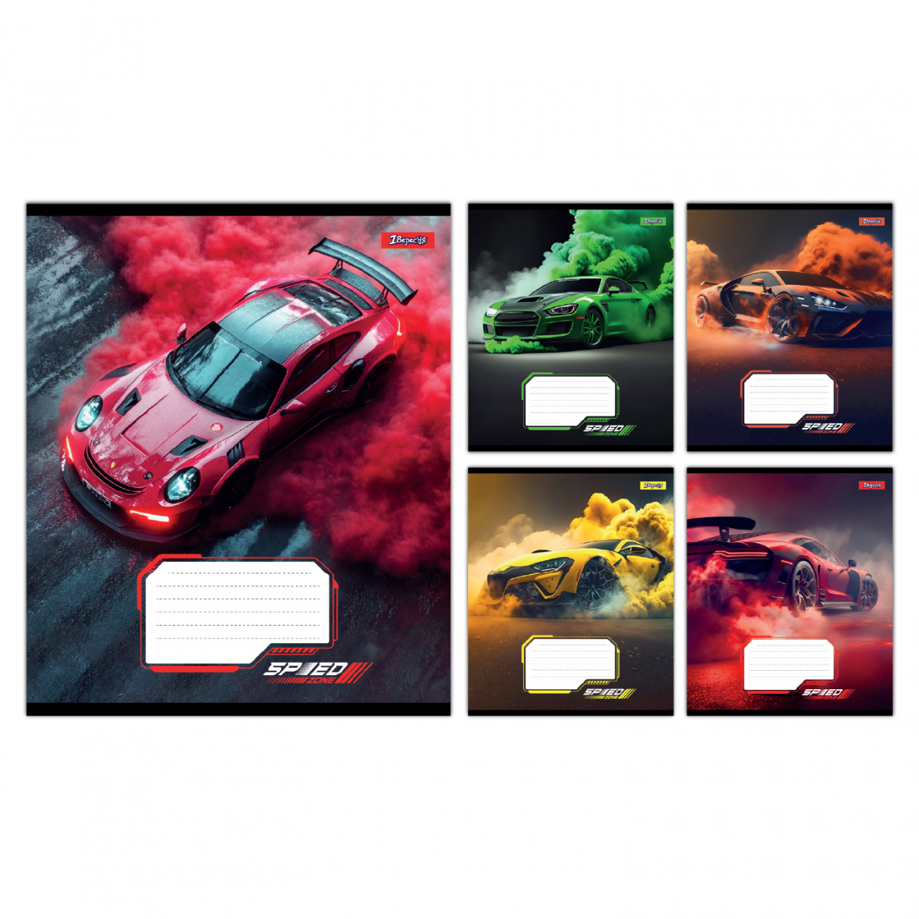 Зошит 48арк. кліт. 1В Speed №768027(10)(200) — фото товару | Канцелярський Сад