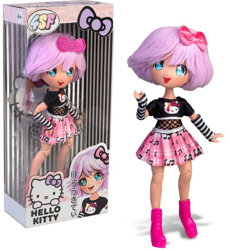 Лялька "4SF Manga Dolls" серії "Hello Kitty" Тедді Рок №HKTF0100/КіддіСвіт/(3)(12) — фото товару | Канцелярський Сад