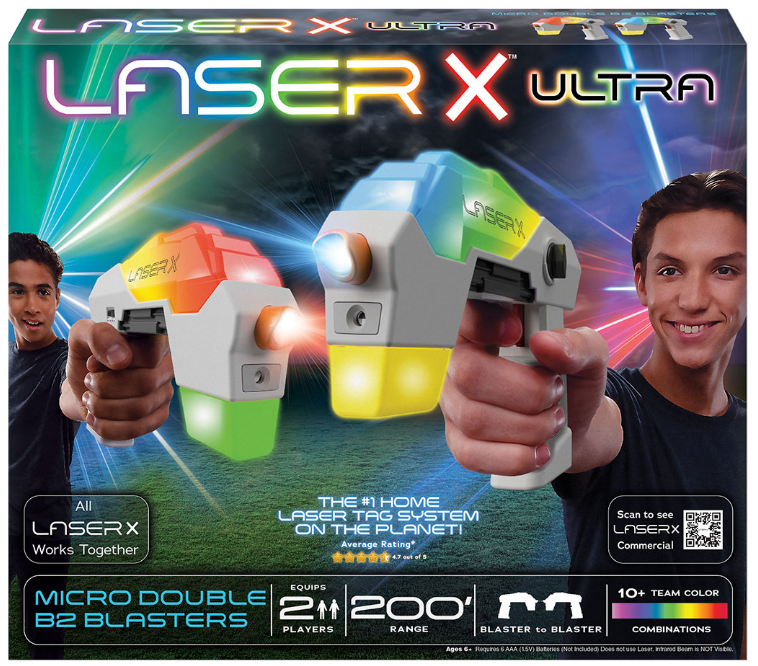 Ігровий набір для лазерних боїв-Laser X Ultra Micro для двох гравців №87551/КіддіСвіт/(4) — купити | Канцелярський Сад
