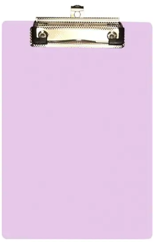 Планшет "Optima" №O30157-88 А5 пласт. лавандовий,з підвісом(1)(60) — фото товару | Канцелярський Сад