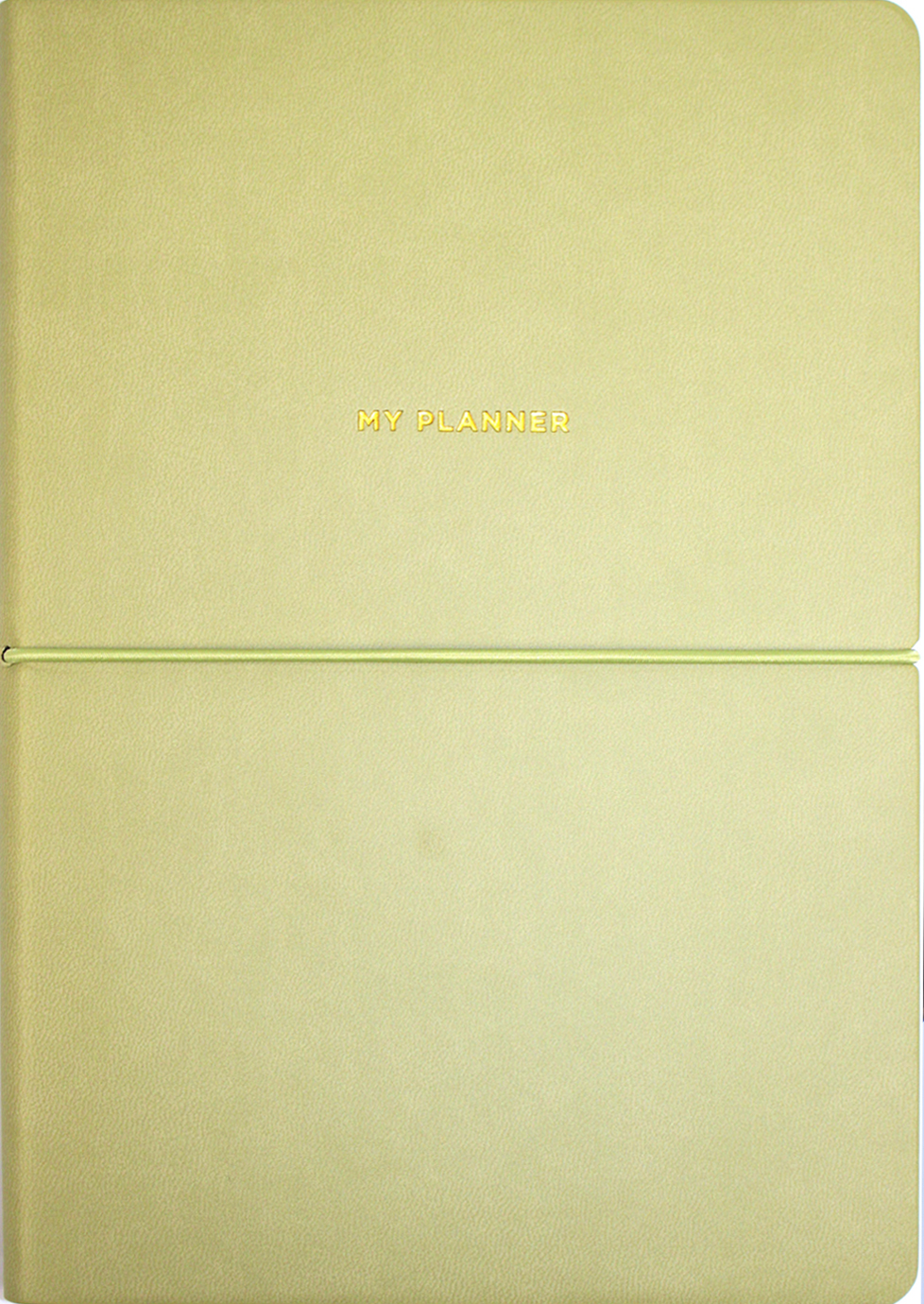 Планер А5 208арк. недат лін. крем.блок,еко шкіра обкл.,оливковий №A5-7131/Школярик/(12) — купити | Канцелярський Сад