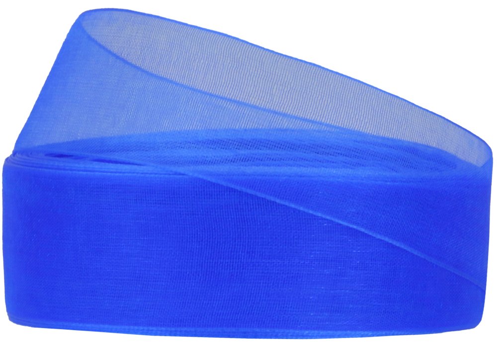 Стрічка органза "Maxi" 2,5смх22,86м синій №MX62527-1040 — фото товару | Канцелярський Сад