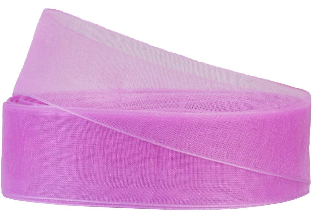 Стрічка органза "Maxi" 2,5смх22,86м бузковий №MX62532-1170 — фото товару | Канцелярський Сад