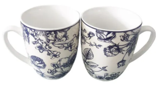 Чашка керам. 350мл "Limited EditiIon Blossom blue" №YF7001-8(12)(36) — фото товару | Канцелярський Сад