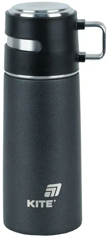 Термос метал. 0,5л "Kite" чорна №K25-1224-1 — фото товару | Канцелярський Сад