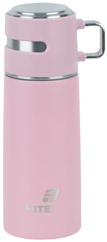 Термос метал. 0,35л "Kite" рожевий №K25-1223-3 — фото товару | Канцелярський Сад