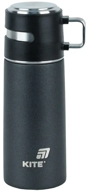 Термос метал. 0,35л "Kite" чорний №K25-1223-1 — фото товару | Канцелярський Сад