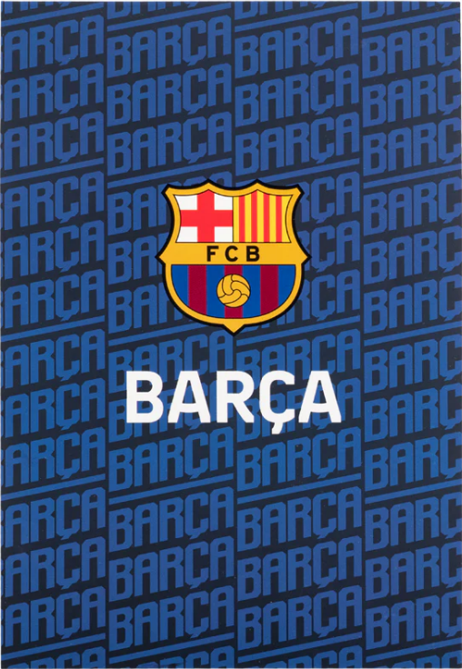 Блокнот А5 50арк. кліт. тв. обкл. FC Barcelona №BC25-194/Kite/(10) — купити | Канцелярський Сад