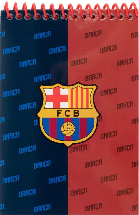 Блокнот пруж. А6 48арк. б/лін. FC Barcelona №BC26-196/Kite/(20) — фото товару | Канцелярський Сад