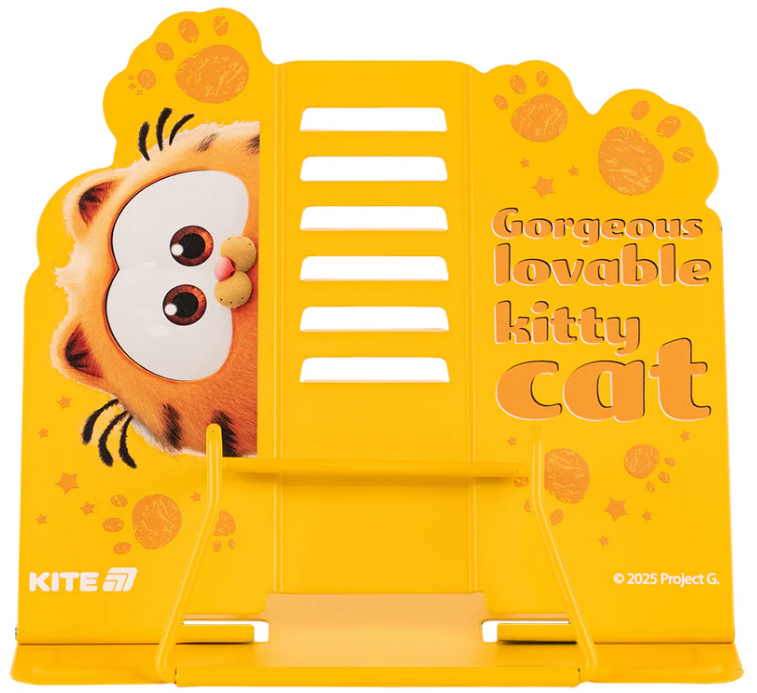 Підставка для книг "Kite" "Garfield" №GF25-390 метал. — фото товару | Канцелярський Сад