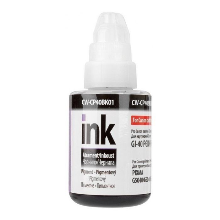 Чорнило к-кт ColorWay Canon GI-40/GI-41 PIXMA GM2040/G5040/G604 135мл (Pigment) Black — фото товару | Канцелярський Сад