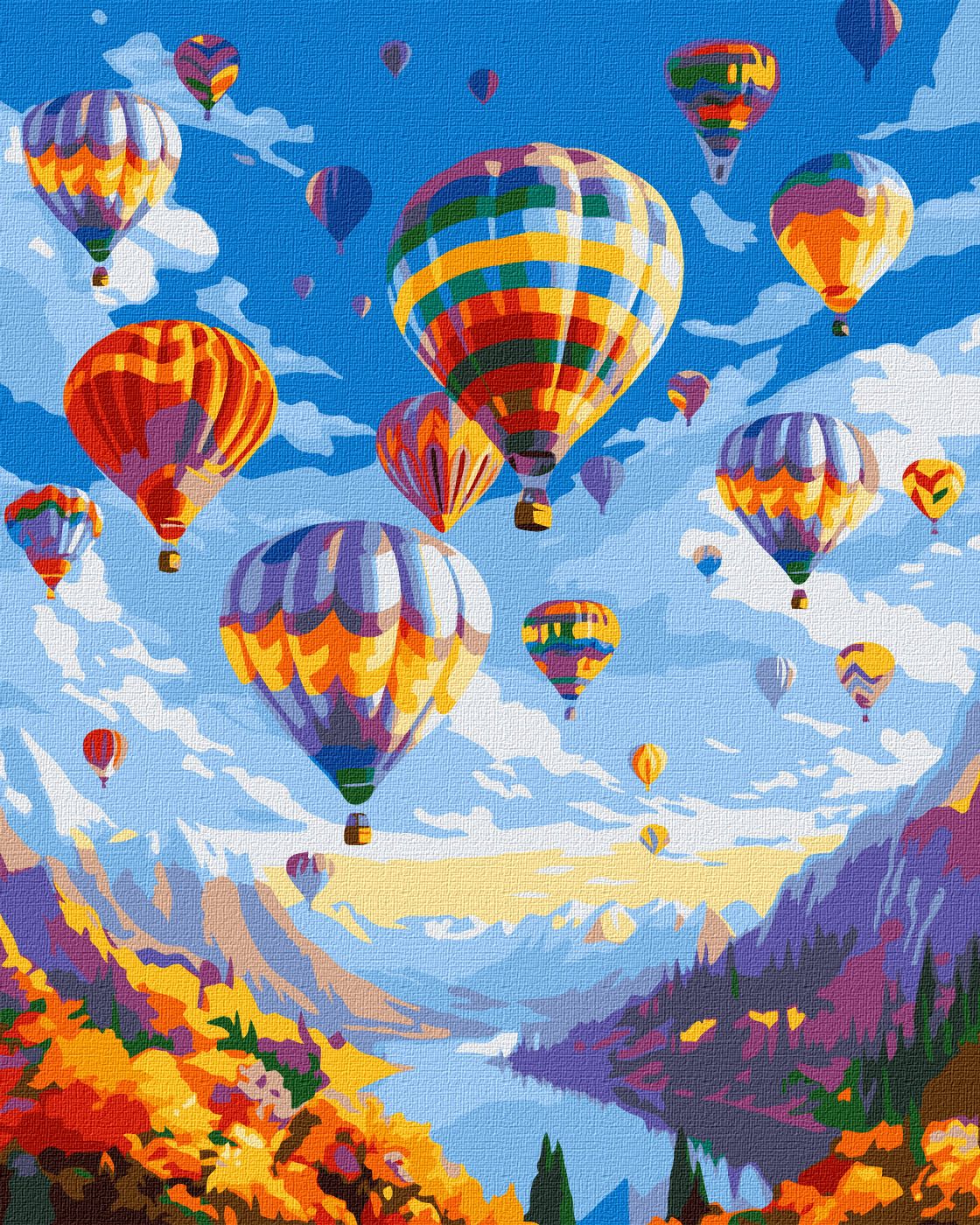 Картини по номерах акрил. "Магічний політ" 40х50см №KHO6332/Ідейка/ — фото товару | Канцелярський Сад