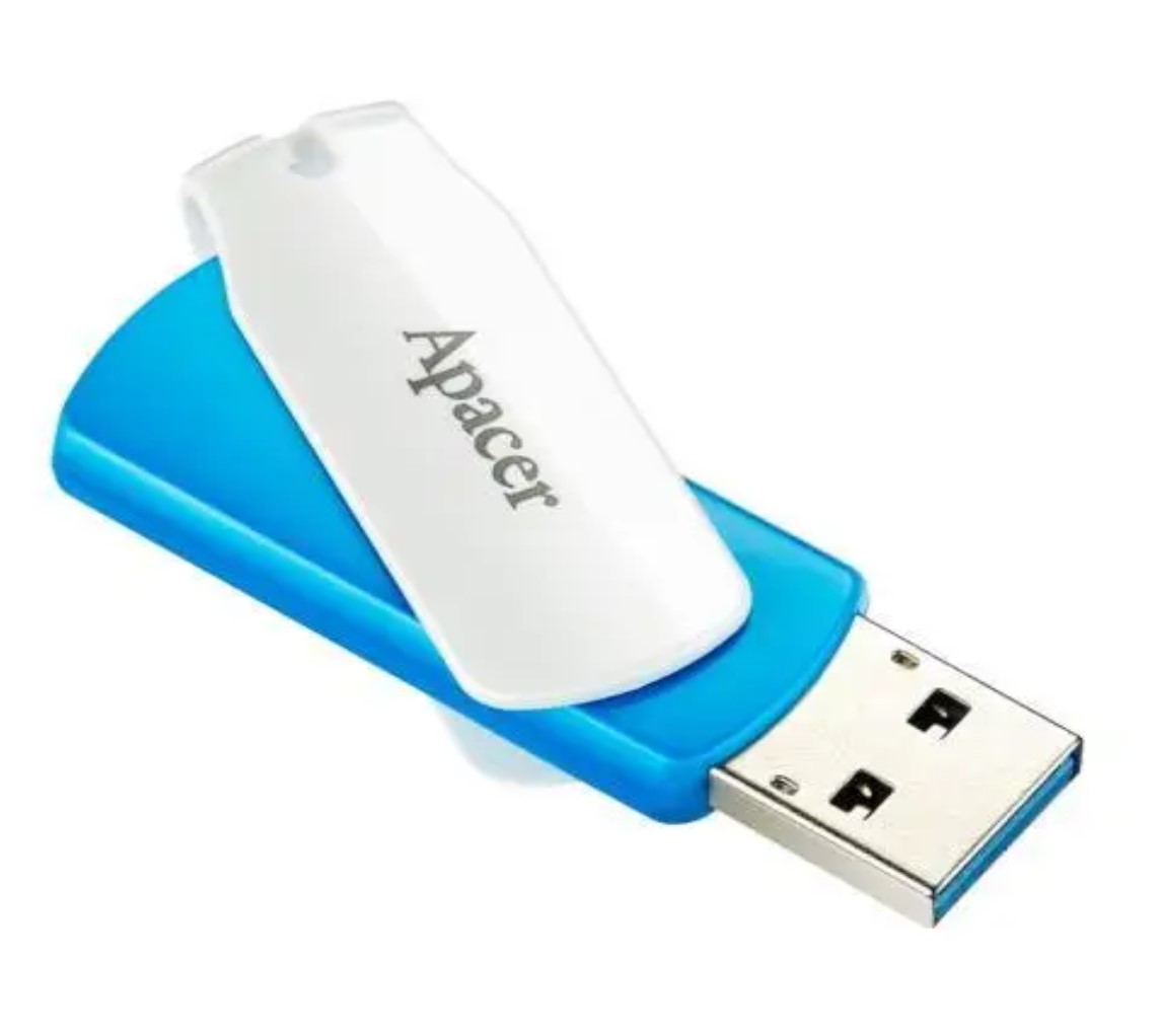 Флеш-пам`ять 128GB "Apacer" AH357 USB3.2 blue №0980 — купити | Канцелярський Сад