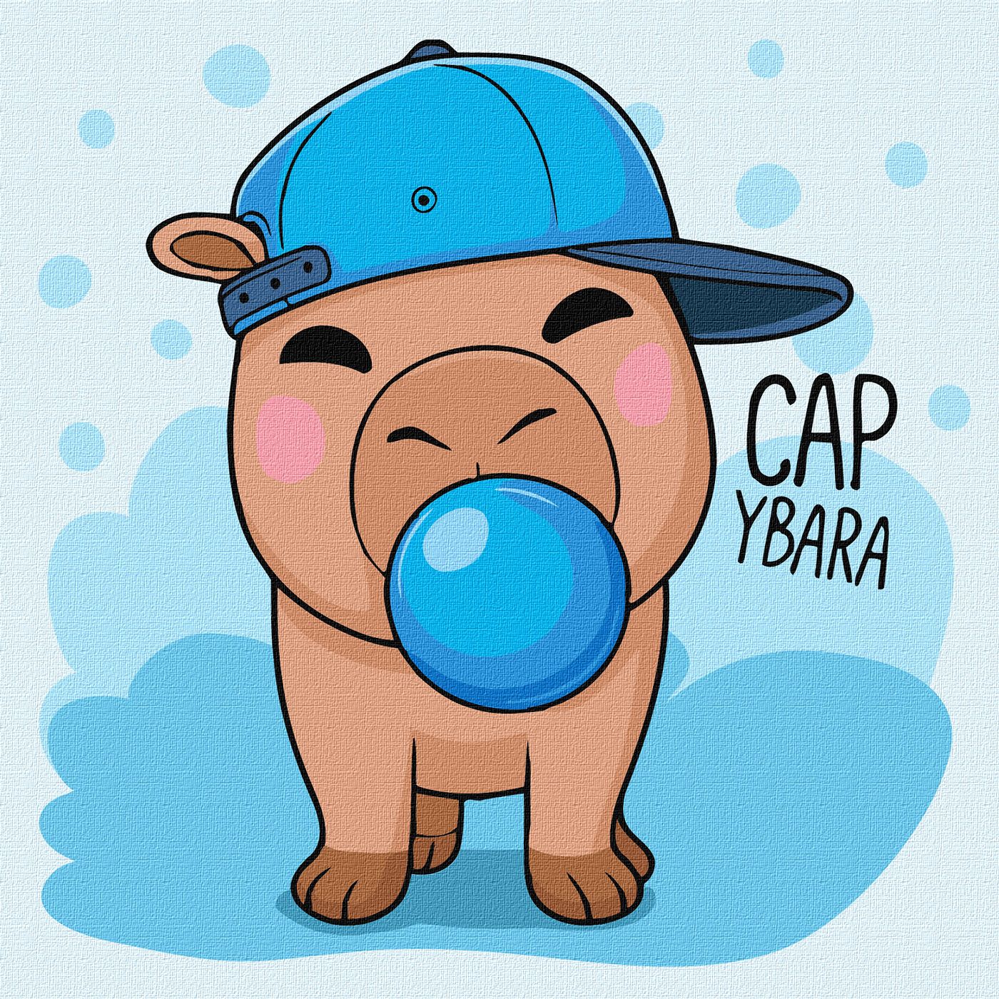 Картини по номерах акрил. для дітей "Капібара і жуйка" 30х30см №KHO1293/Ідейка/ — фото товару | Канцелярський Сад