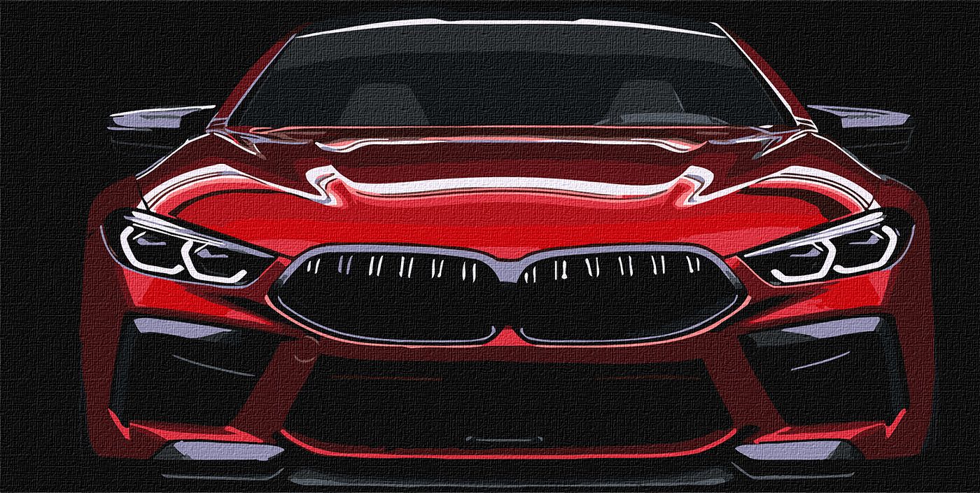 Картини по номерах акрил. "Розкішний червоний" 40х80см №KHO5160/Ідейка/ — фото товару | Канцелярський Сад