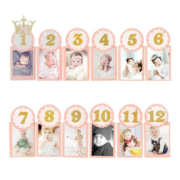 Вивіска для фото Photo Banner від 1 до 12 місяців дівчинка №90029/ 8051 — фото товару | Канцелярський Сад