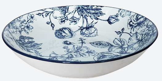 Тарілка супова керам. "Limited Edition Blossom Blue" 20см 800мл №YF7001-3/83152(12)(36) — фото товару | Канцелярський Сад