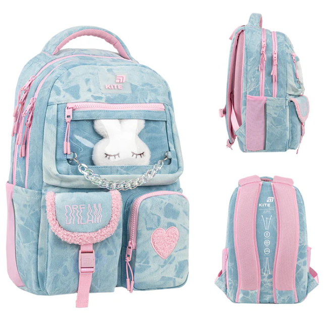 Рюкзак "Kite" Education teens 2587M Classy&Sassy 2від.,6карм. №K26-2587M-3(10) — фото товару | Канцелярський Сад