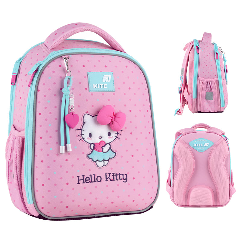 Рюкзак каркасний "Kite" Education Hello Kitty 2від.,2карм. №HK26-555S-1(4) — фото товару | Канцелярський Сад