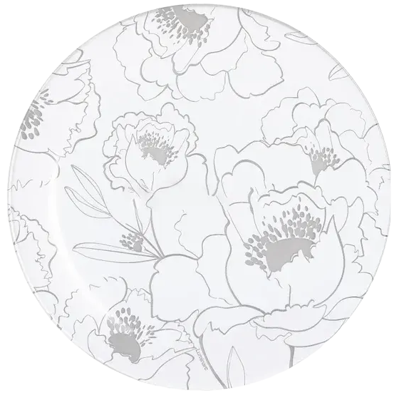 Тарілка десертна скло "Luminarc.Leontine" 20,5см №V0075/7123(6)(24) — фото товару | Канцелярський Сад