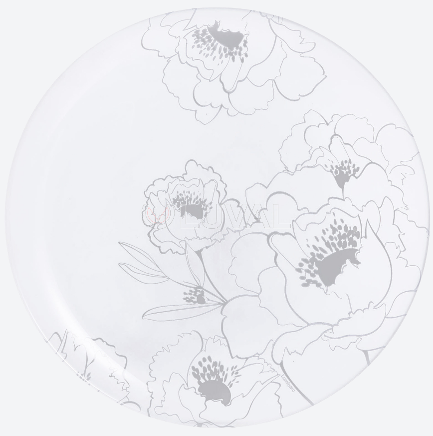 Тарілка обідня скло "Luminarc.Leontine" 26см №V0073/7109(6)(24) — купити | Канцелярський Сад