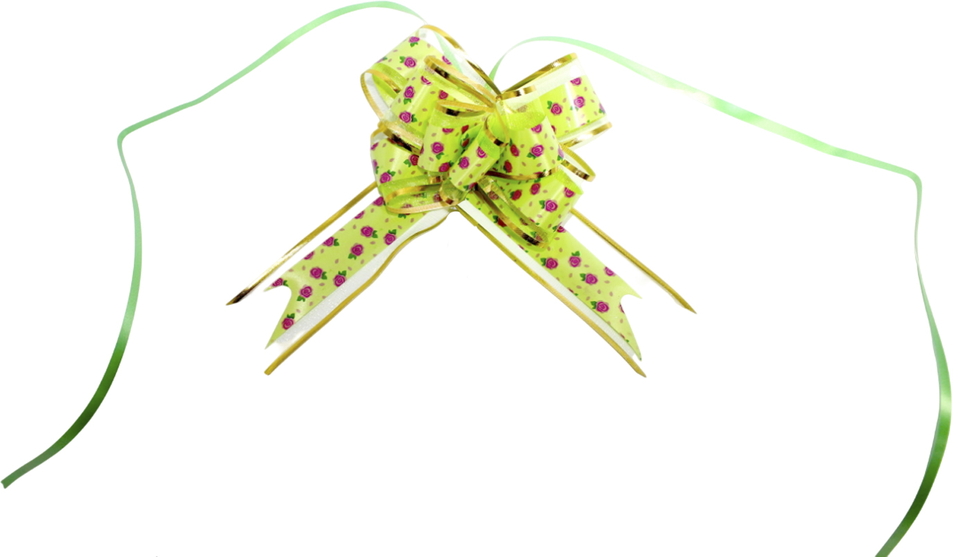 Бантик декор. 50мм салатовий(10) — купити | Канцелярський Сад