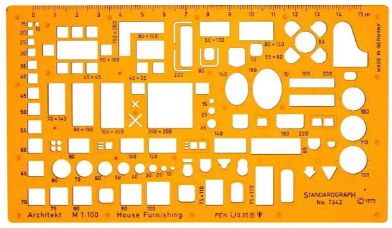 Лінійка архітектурна (меблева) 1:100 "Leniar" №10307 — фото товару | Канцелярський Сад