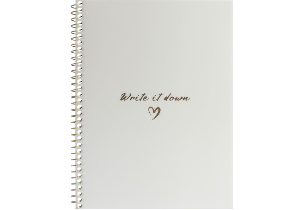 Блокнот пруж. бок. А5 60арк. кліт. пласт. перламутровий №O69165/Optima/(72) — фото товару | Канцелярський Сад
