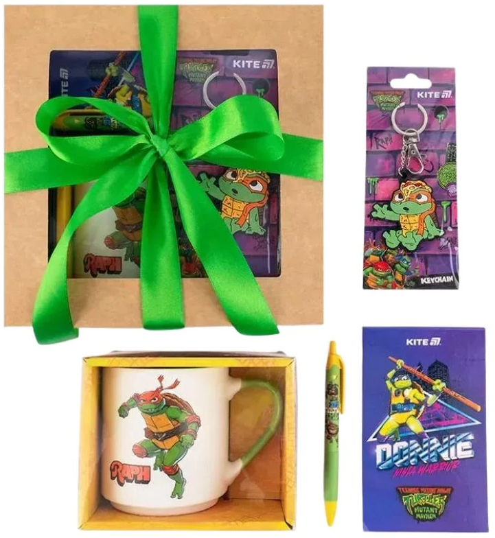 Набір подарунковий для школи "Kite" Ninja Turtles 4предм. №NT26-211 — фото товару | Канцелярський Сад
