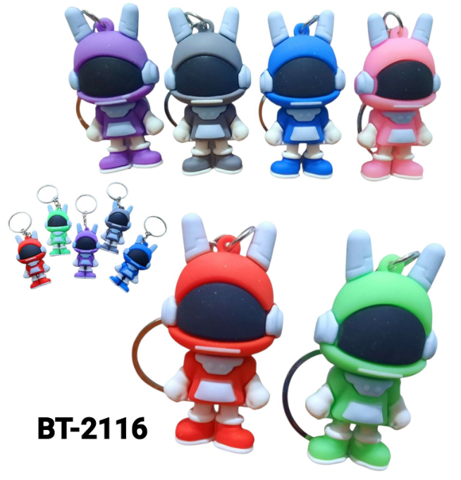 Брелок гумовий "Ведмідь астронавт" мікс №BT-2116(12) — фото товару | Канцелярський Сад