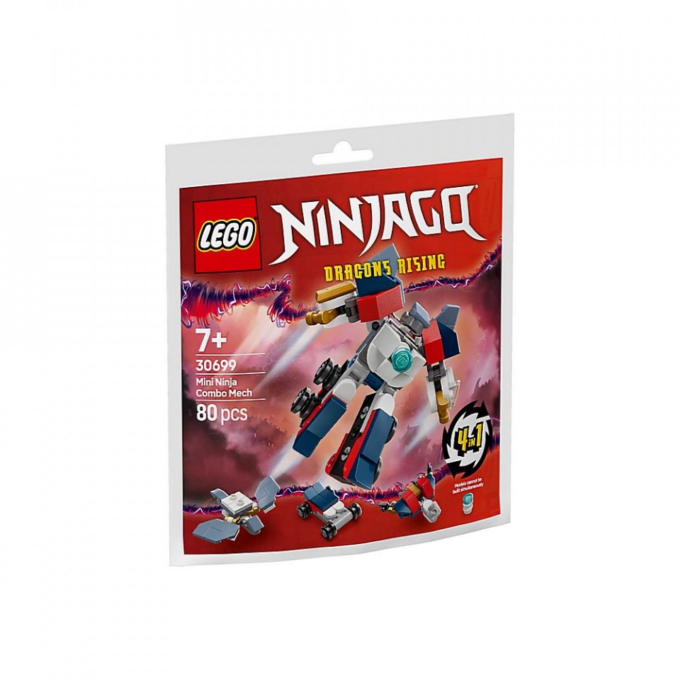 Конструктор "LEGO" Ninjago Мінініндзя комбо робот №30699 — фото товару | Канцелярський Сад
