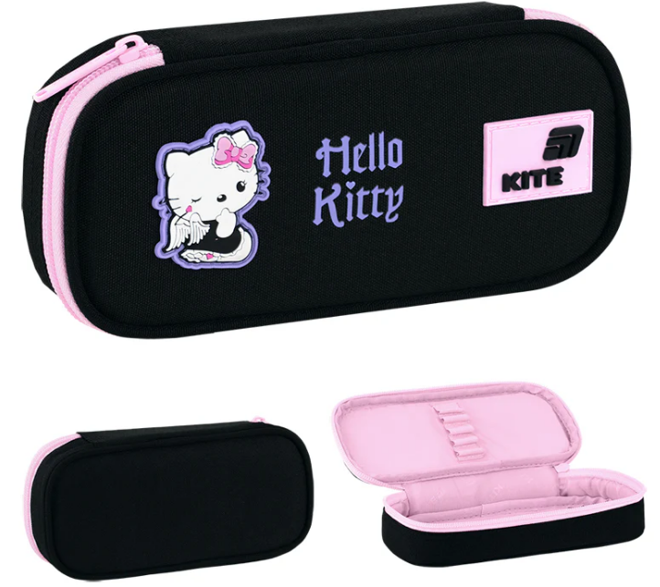 Пенал "Kite" Hello Kitty 1від.,м'який №HK26-662-1(48) — фото товару | Канцелярський Сад