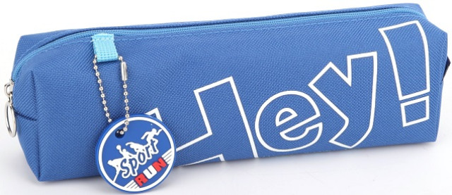 Пенал 1від., б/н,на блиск. синій №KJ4000/Мандарин/(48) — фото товару | Канцелярський Сад