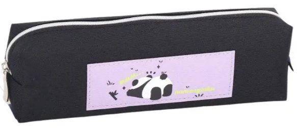 Пенал 1від., б/н,на блиск. чорно/фіолет №KJ4054/Мандарин/(48) — фото товару | Канцелярський Сад