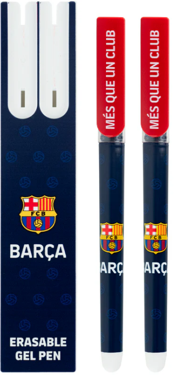Набір ручок гел. "Kite" №BC26-069 Barcelona 2шт "пиши-стирай" 0,5мм синя, у пеналі(4) — купити | Канцелярський Сад
