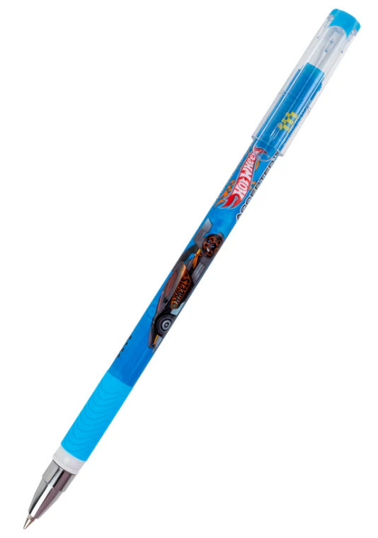 Ручка кульк. "Kite" №HW26-032 Hot Wheels 0,5мм синя(28) — фото товару | Канцелярський Сад