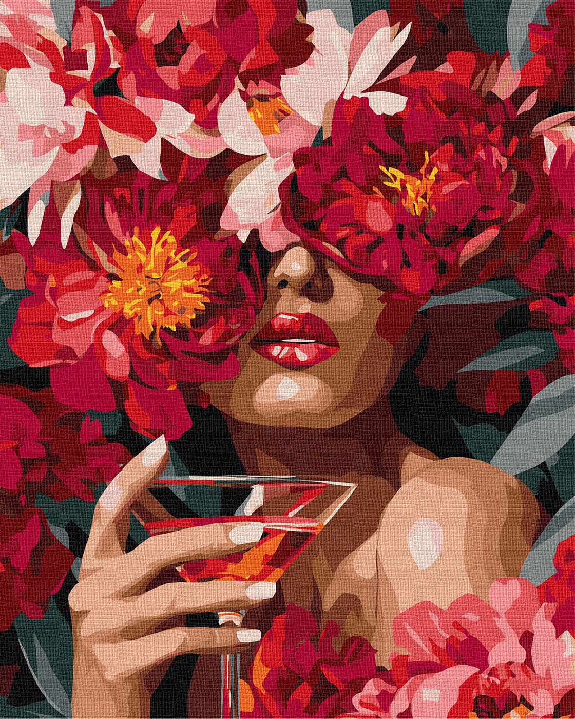 Картини по номерах акрил. "Квіткова Спокуса" 40х50см №KHO8733/Ідейка/ — фото товару | Канцелярський Сад