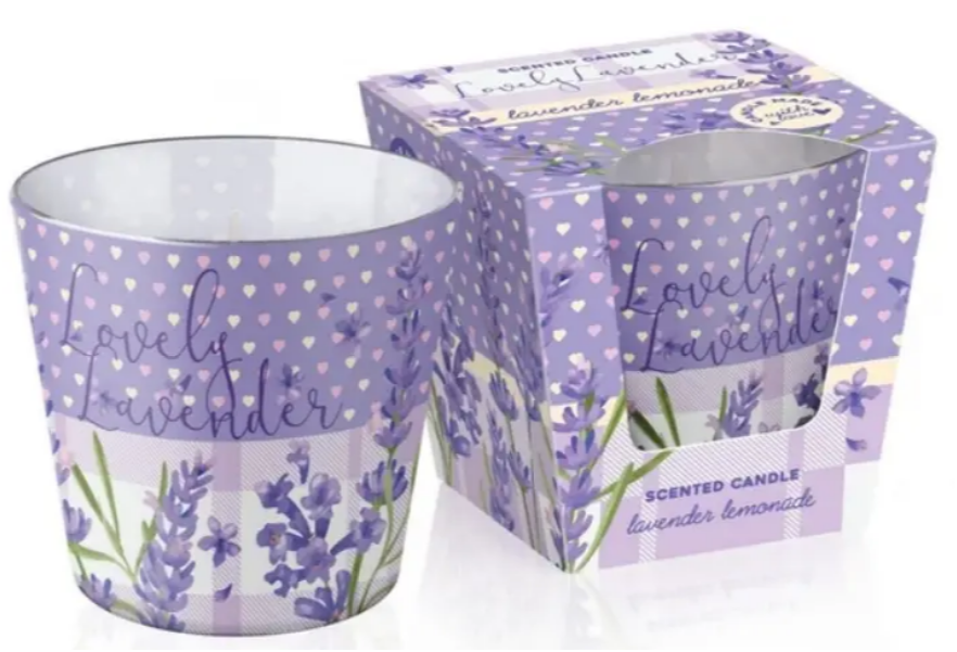 Свічка з ароматом "Bartek candles" 115г/30год. Minty Lavander(12) — фото товару | Канцелярський Сад
