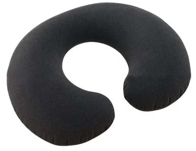 Подушка-підголівник,чорна,флок,в кор-ці,33х25х8см №68675(36) — купити | Канцелярський Сад